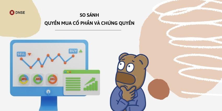 So sánh lợi nhuận chứng quyền và cổ phiếu